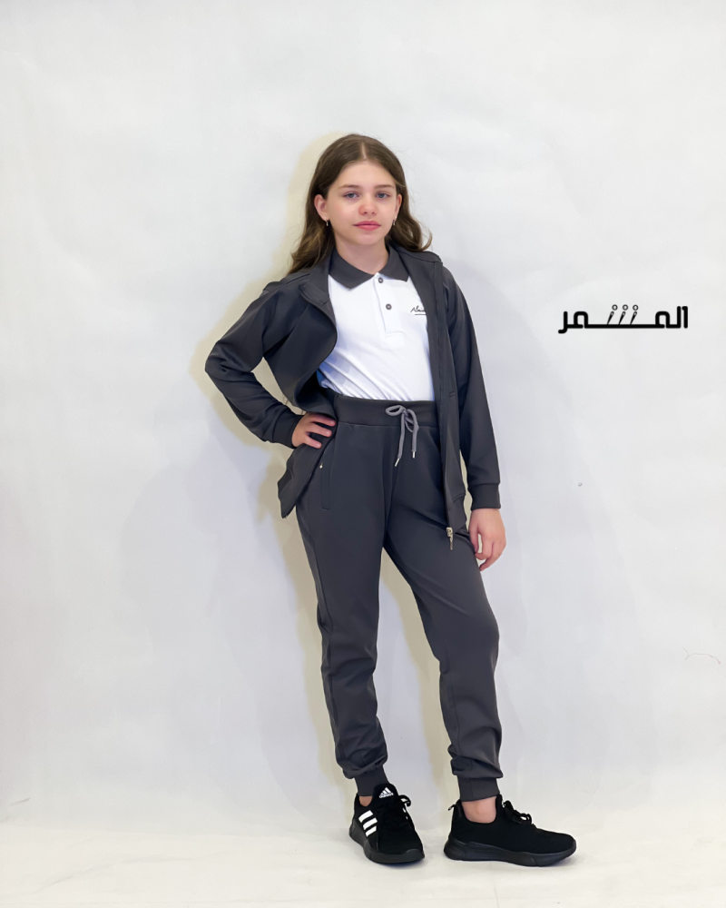 بدلة رياضة  ( المشمر ) رصاصي