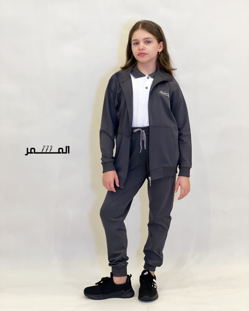بدلة رياضة  ( المشمر ) رصاصي