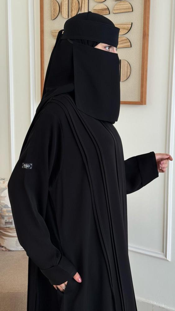 عبايه وسن +طرحه ونقاب مجانا