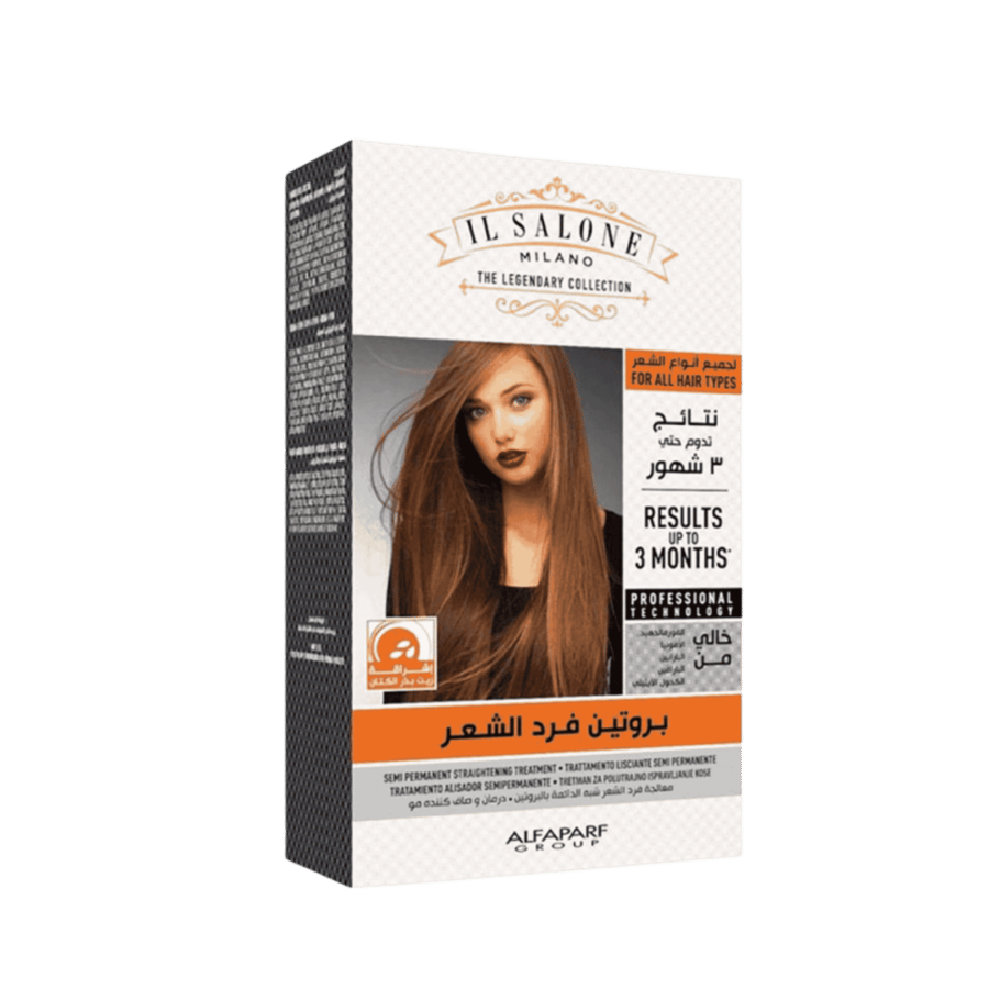 بروتين فرد وتنعيم الشعر مع اشراقة زيت بذر الكتان من ال صالون