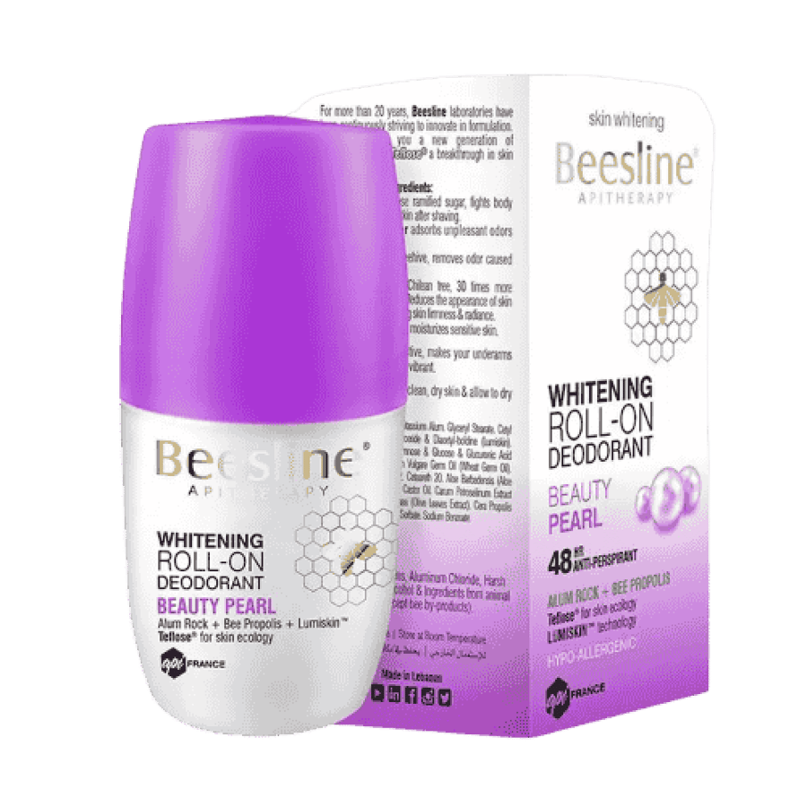 مزيل الرائحة رول اون لتفتيح البشرة من بيزلين - تألق اللؤلؤ