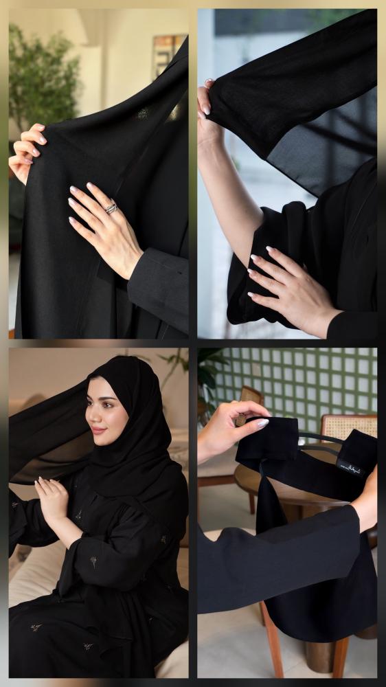(3)  طرح مبطنة ربع قطن + نقاب ملكي
