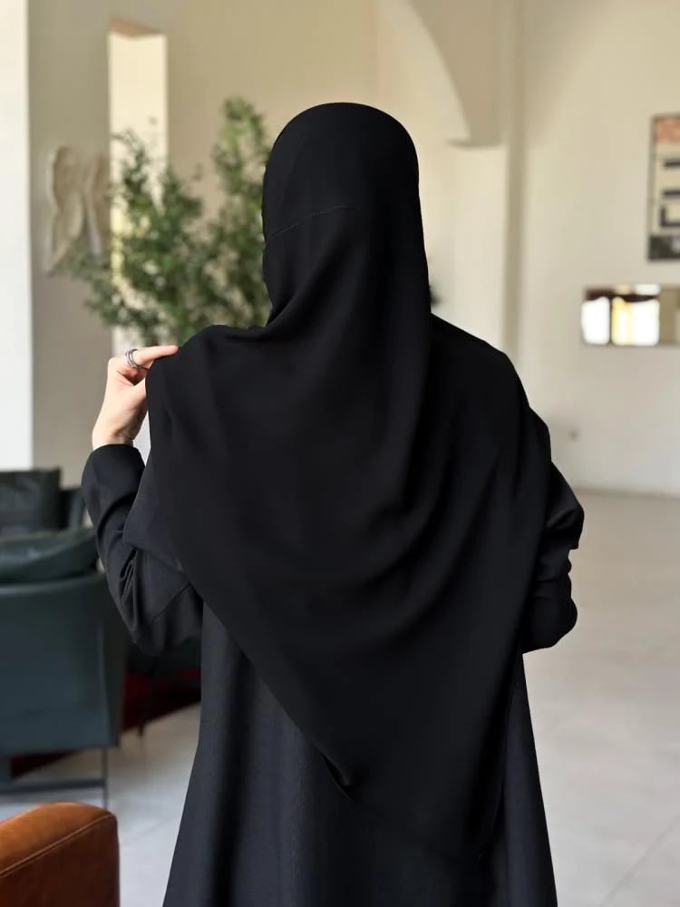 (3)  طرح مبطنة ربع قطن + نقاب ملكي