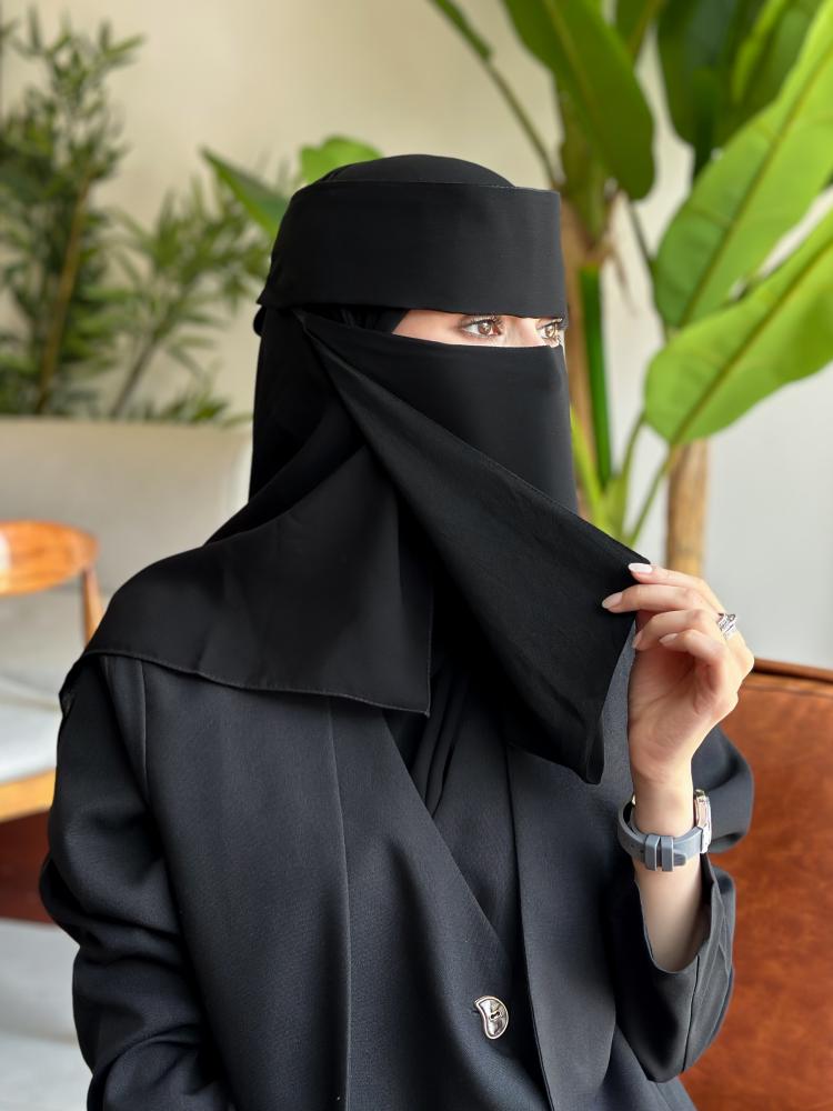 نقاب قطن إسلامي ربطة