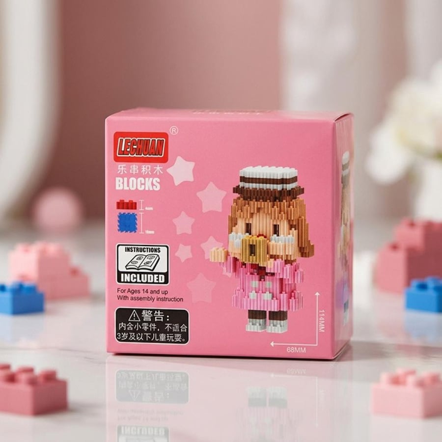 مجسم مكعبات الطفلة