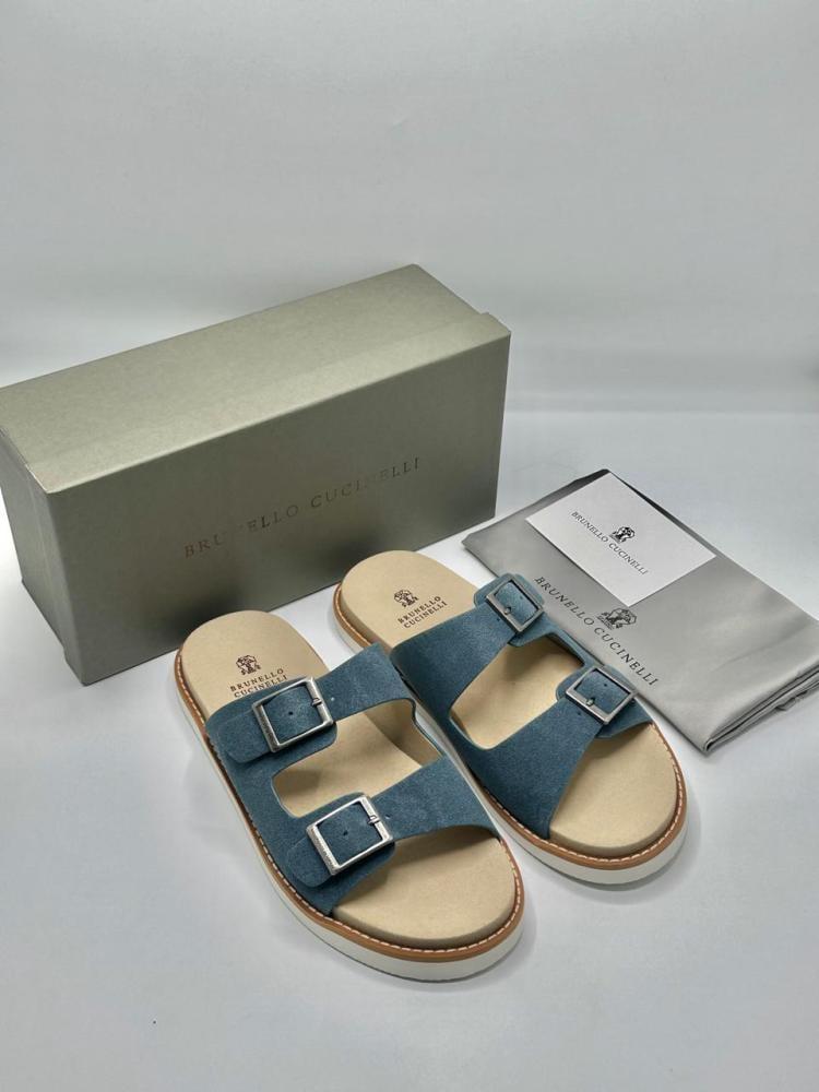 Silppers BRUNELLO CUCINELLI light blue