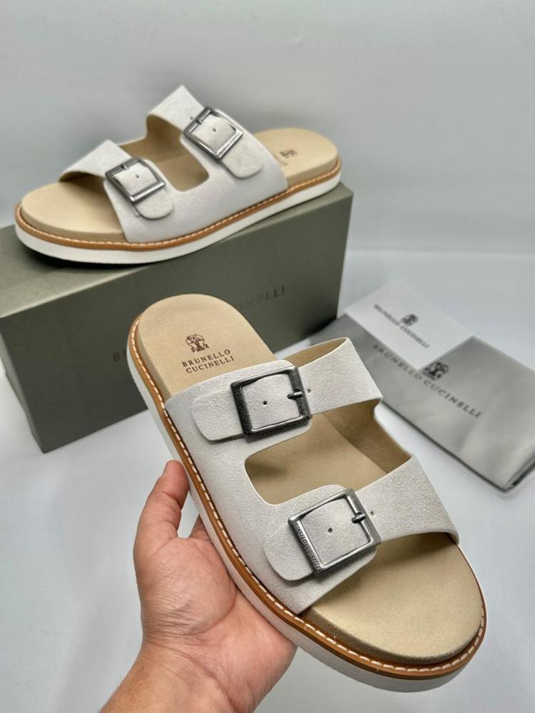 Silppers BRUNELLO CUCINELLI Gray