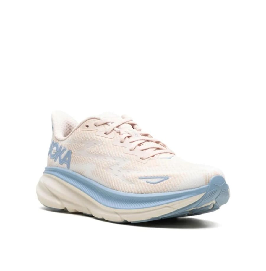 HOKA Clifton 9 "Oak/Alabaster" sneakers