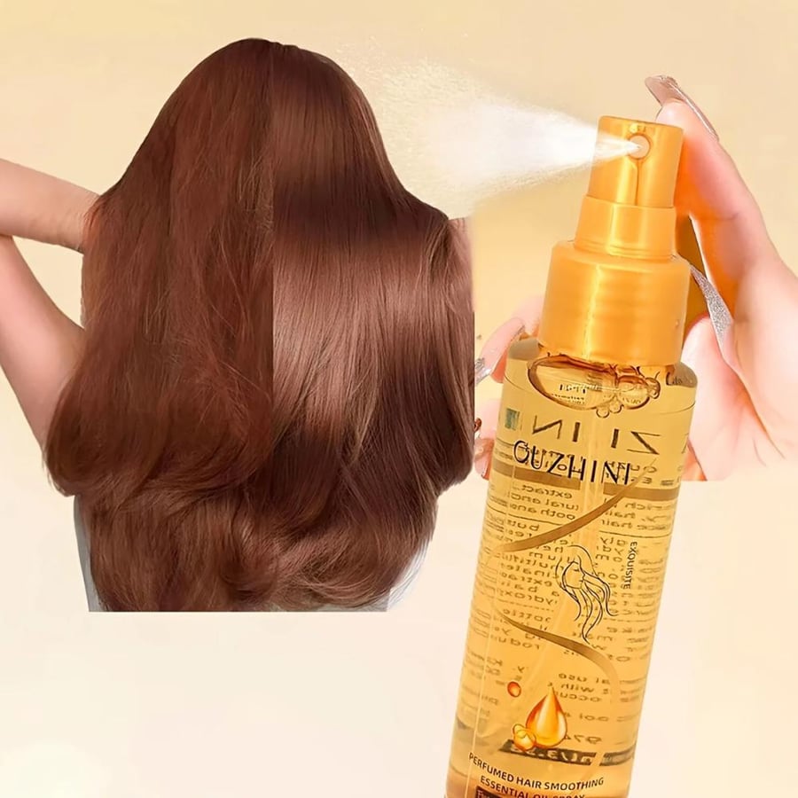 بخاخ زيت عطري للشعر للترطيب والتنعيم ومكافحة التجعد 100 مل