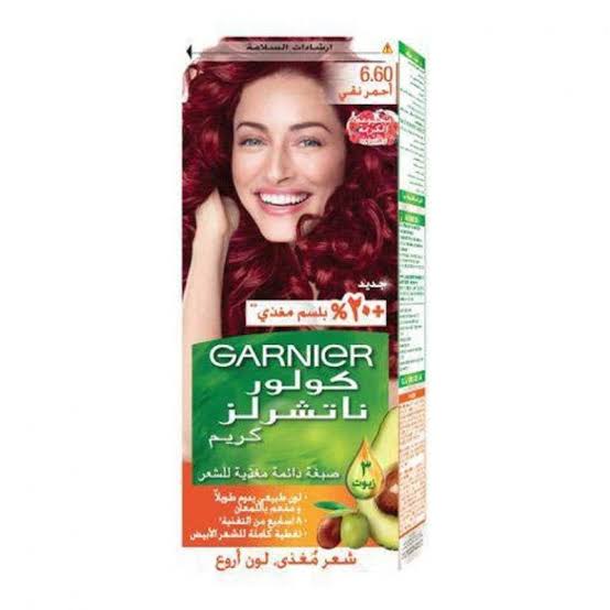 جارنييه ناتشرلز صبغة دائمة +20% بلسم مغذى 6.60 أحمر نقي