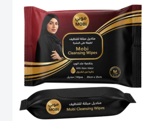 مناديل مبللة لتنظيف العبايات تدوم طوال اليوم - ٢٥ منديل