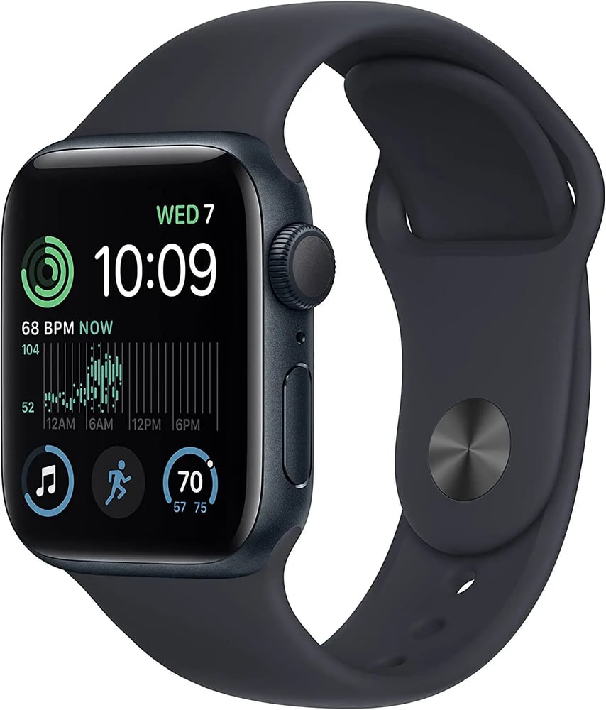 Apple Watch SE الجيل الثاني أصلية – علبة ألمنيوم مع سوار رياضي 40/44مم