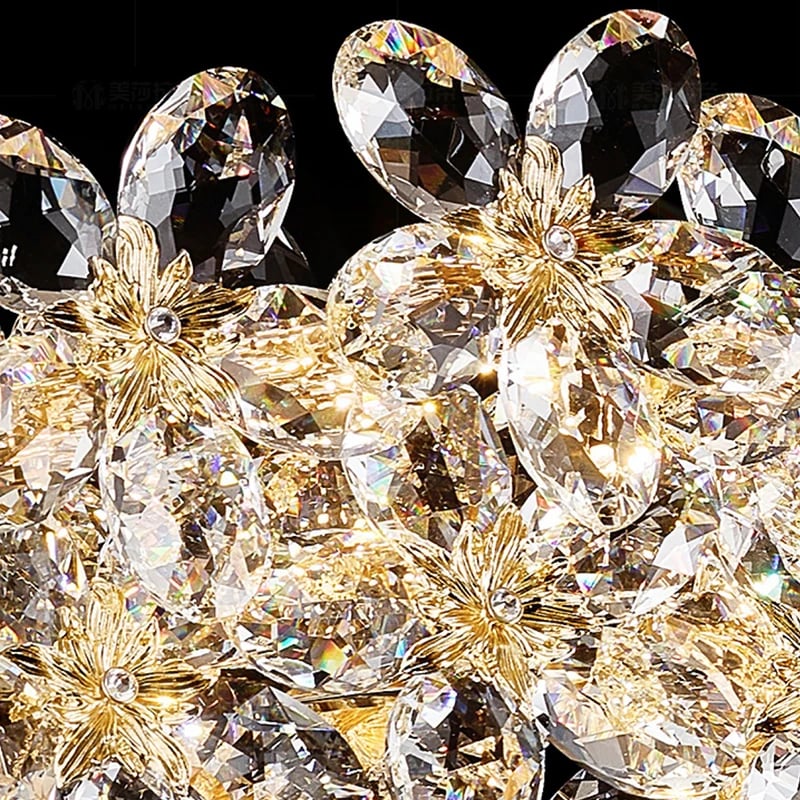 إضاءة كريستالية فاخرة