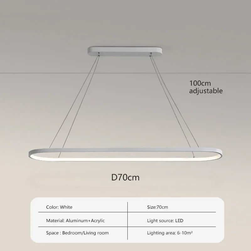 إضاءة قلادة LED حديثة 70/90 سم