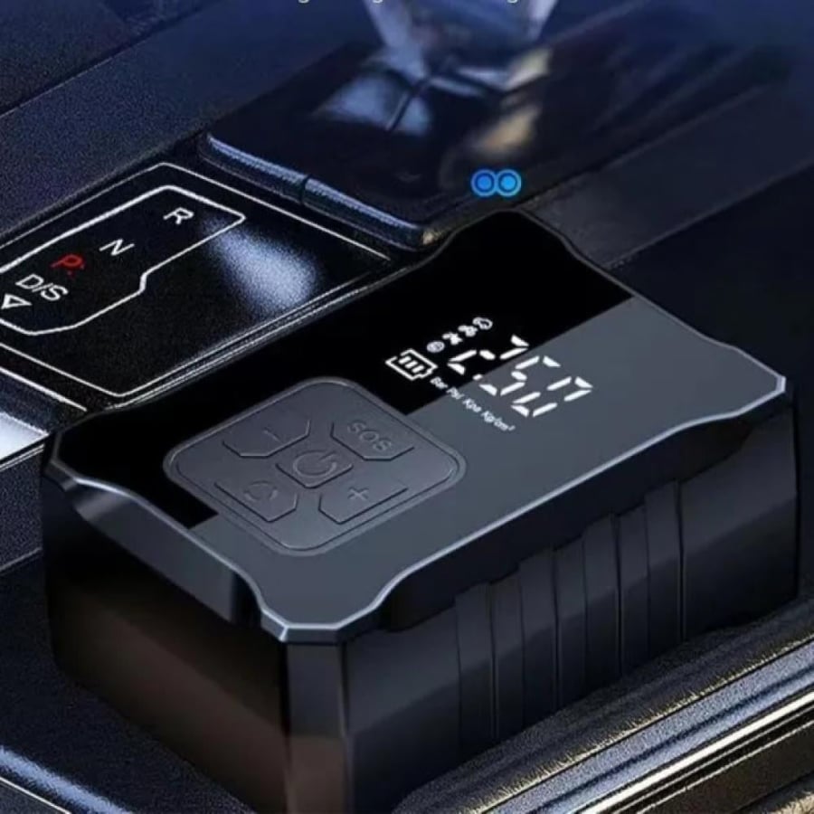 مضخة إطارات كهربائية متعددة الوظائف 150 PSI مع شاشة رقمية