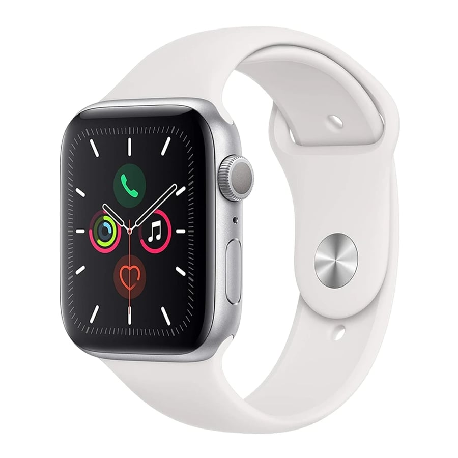 ساعة أبل Apple Watch Series 5 – 40/44مم ألمنيوم GPS مع سوار رياضي