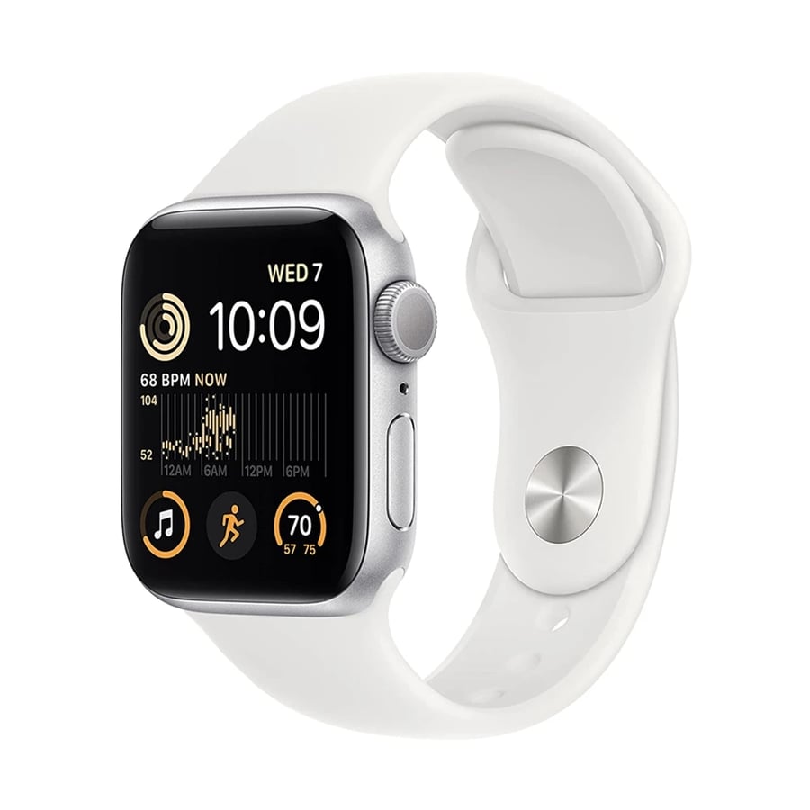 Apple Watch SE الجيل الثاني أصلية – علبة ألمنيوم مع سوار رياضي 40/44مم
