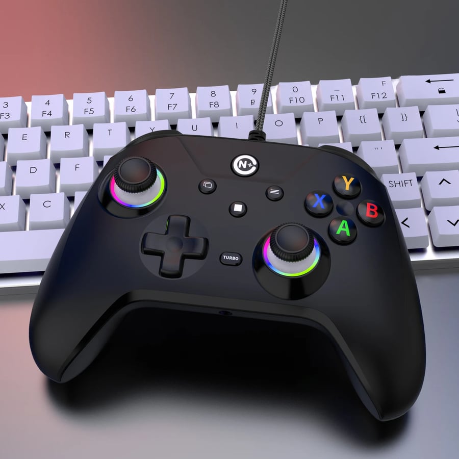 يدة تحكم سلكية NE N5 Pro - NE N5 Pro Wired RGB Gamepad for PC