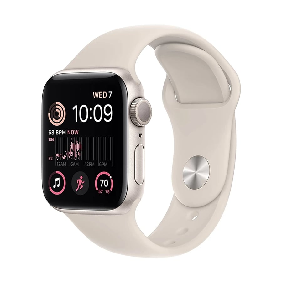 Apple Watch SE الجيل الثاني أصلية – علبة ألمنيوم مع سوار رياضي 40/44مم