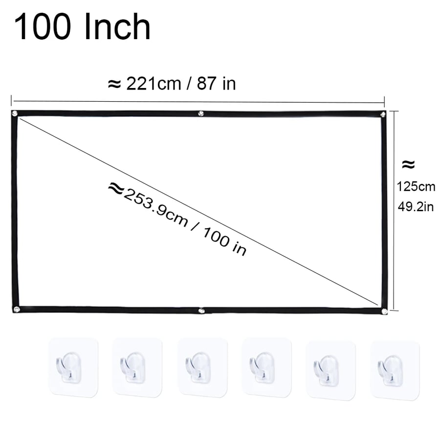 ستارة عرض DITONG 16:9 72”/100”