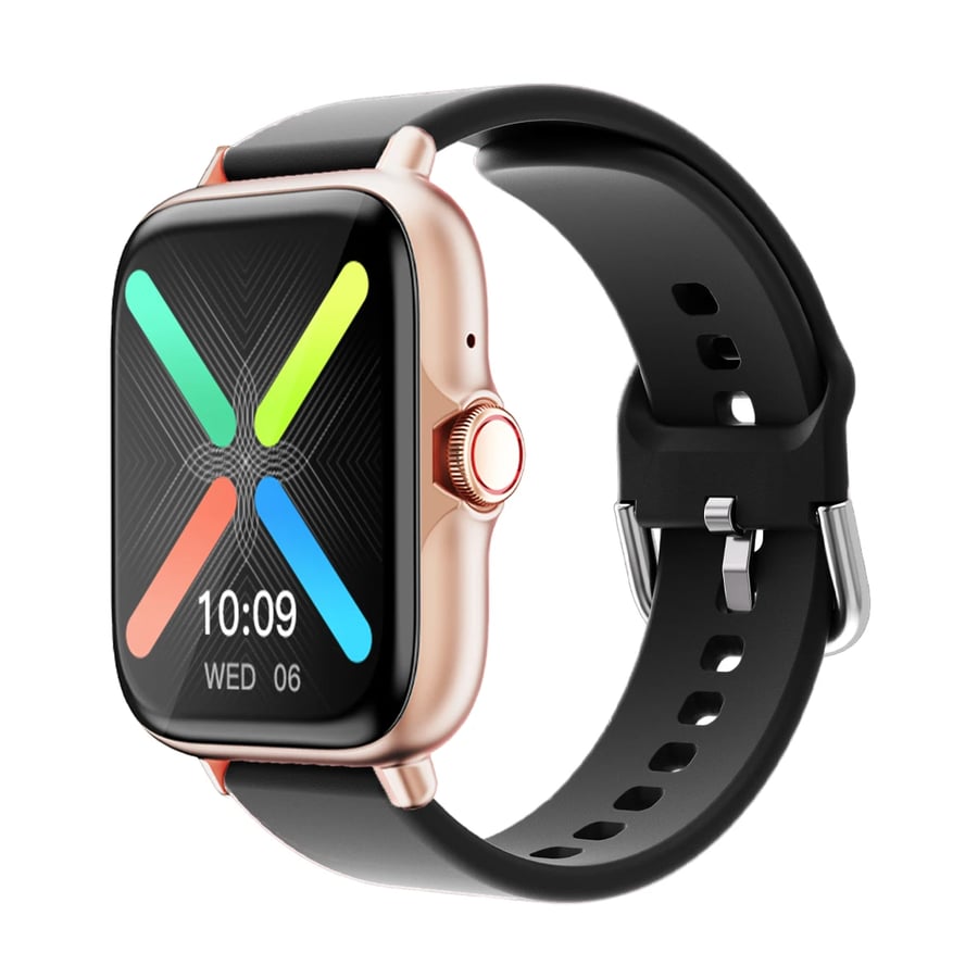 ساعة ذكية 1.83” مقاومة للماء – مكالمات ورسائل مع تتبع النوم والرياضة لهواتف iPhone وAndroid