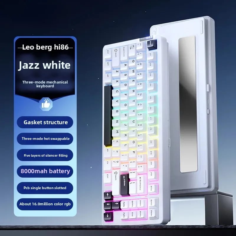 لوحة مفاتيح LEOBOG Hi86 لاسلكية