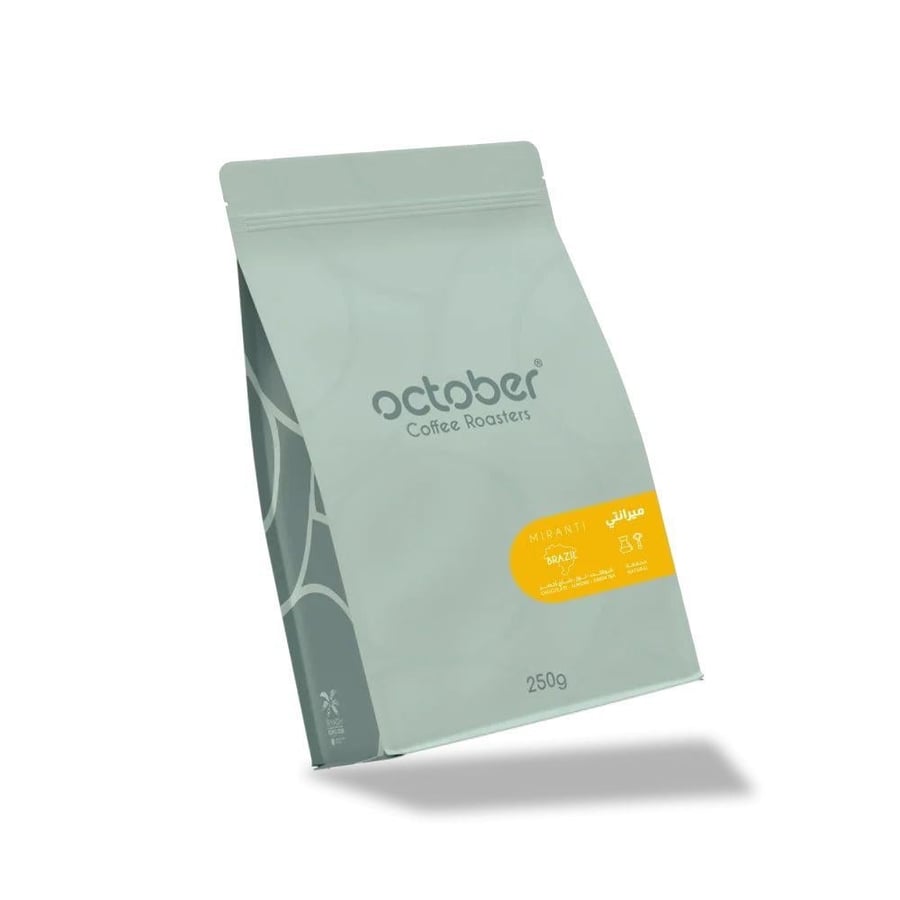 October coffee Mirante Brazil dried 250 grams