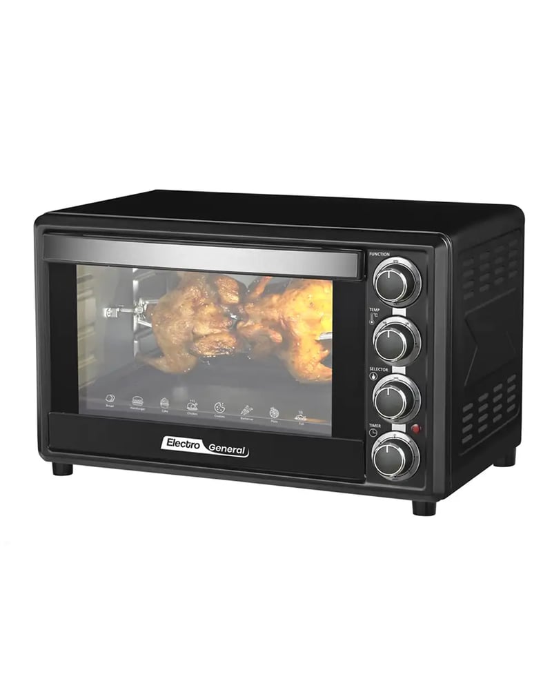 الكترو جنرال فرن كهربائي - أسود - 45 لتر - SVN-45RML