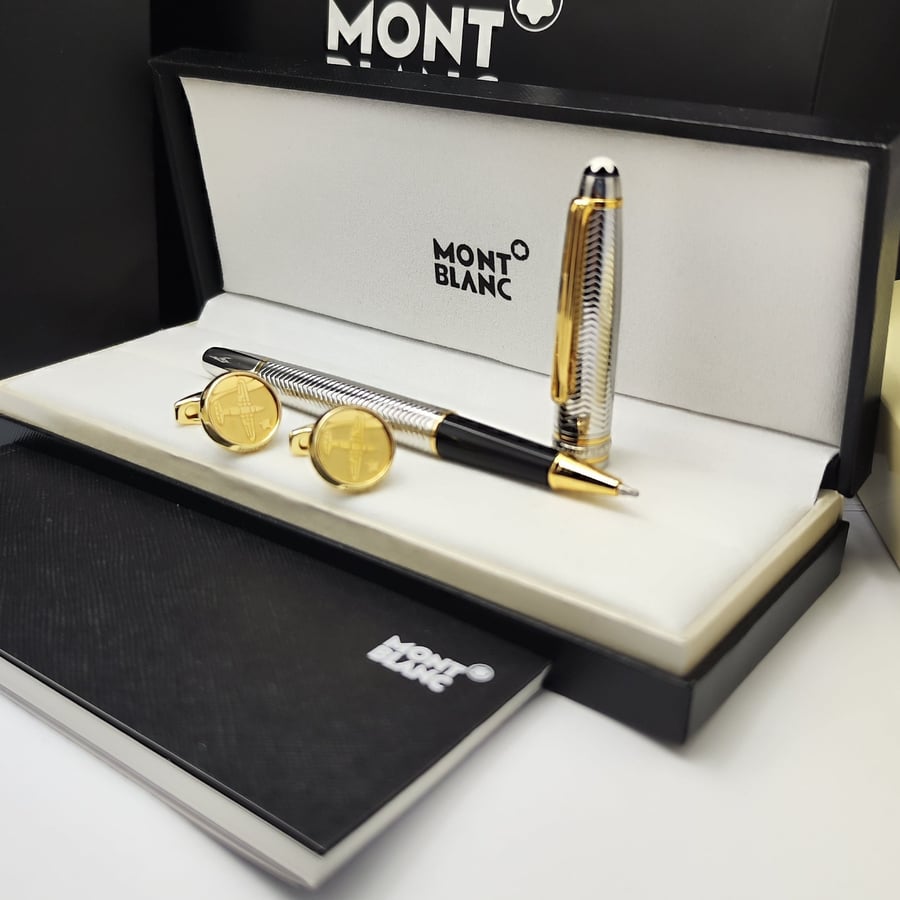 قلم و كبك مونت بلانك فاخر ((Mont Blanc))