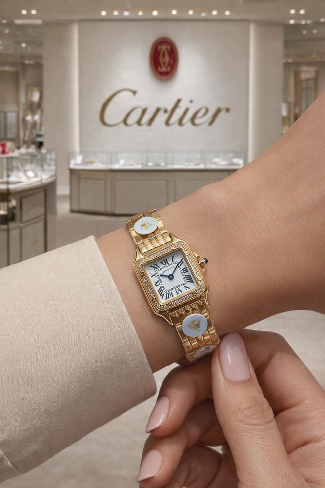 ساعة كارتير سانتوس (Cartier Santos)نسائية