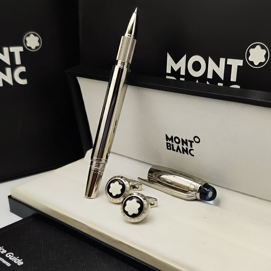 قلم و كبك مونت بلانك فاخر ((Mont Blanc))