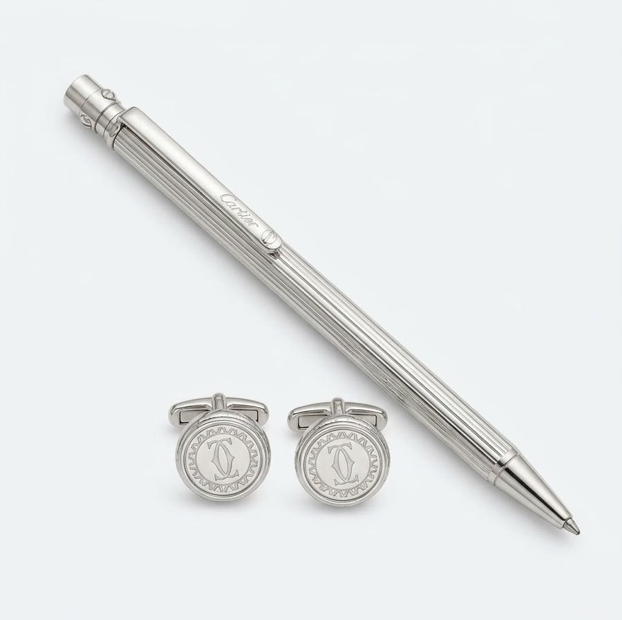 Coubek Cartier Santos thin pen