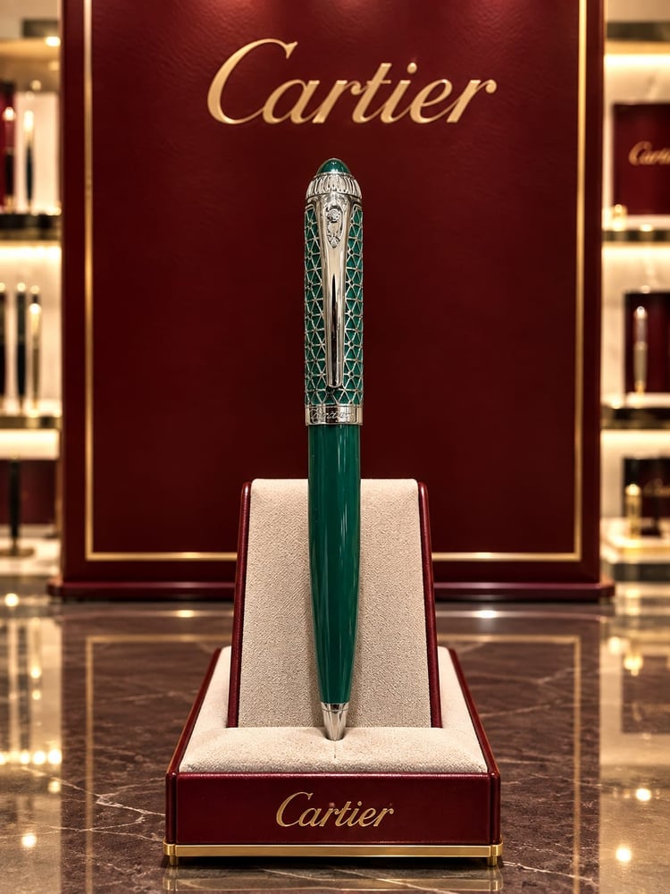 قلم كارتير باشا دي (Pasha de Cartier Ballpoint Pen)