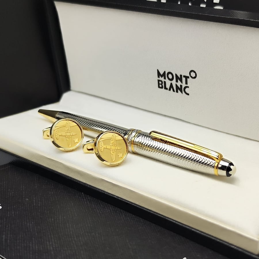 (قلم و كبك مونت بلانك فاخر ((Mont Blanc)))