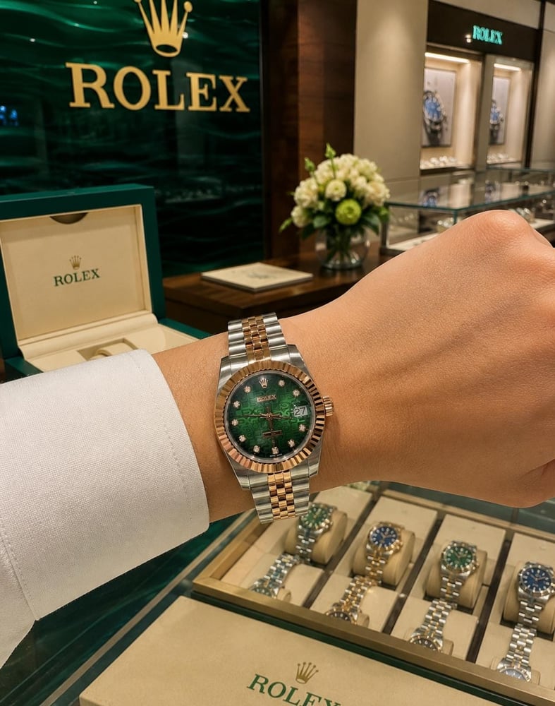 ساعة رولكس ديت جاست (Rolex Datejust) -نسائية