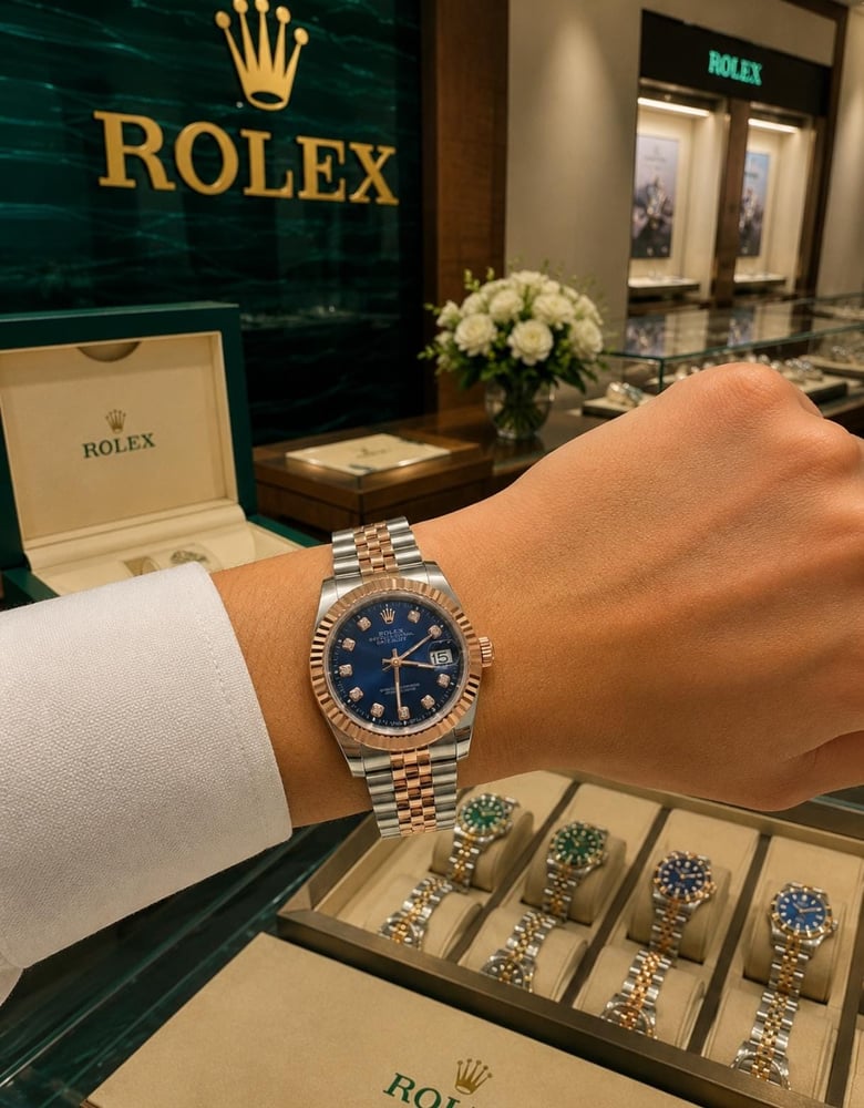 ساعة رولكس ديت جاست (Rolex Datejust) -نسائية
