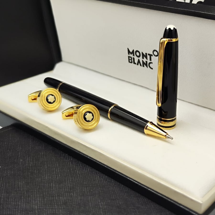 قلم و كبك مونت بلانك فاخر ((Mont Blanc))