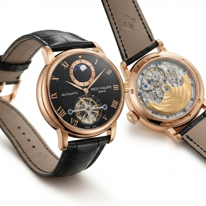 ساعة باتيك فيليب توربيون هيكل عظمي جودة ماستر (Patek Philippe)