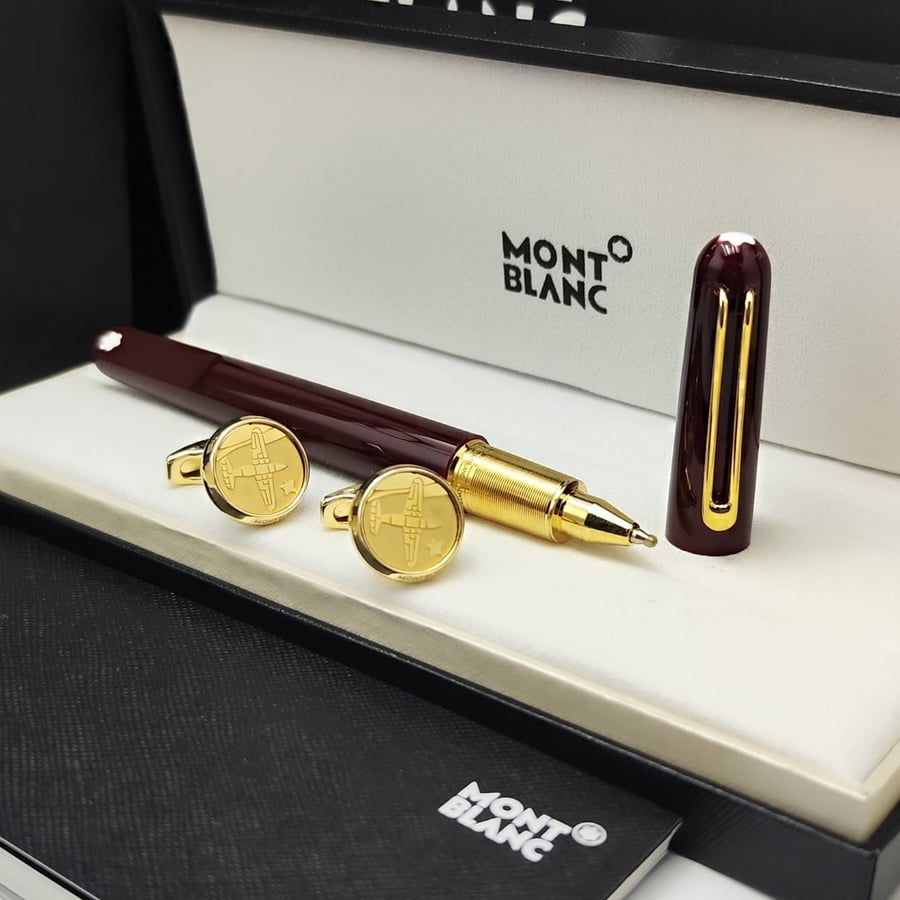 (قلم و كبك مونت بلانك فاخر ((Mont Blanc)))