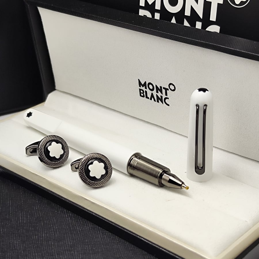 قلم و كبك مونت بلانك فاخر ((Mont Blanc))