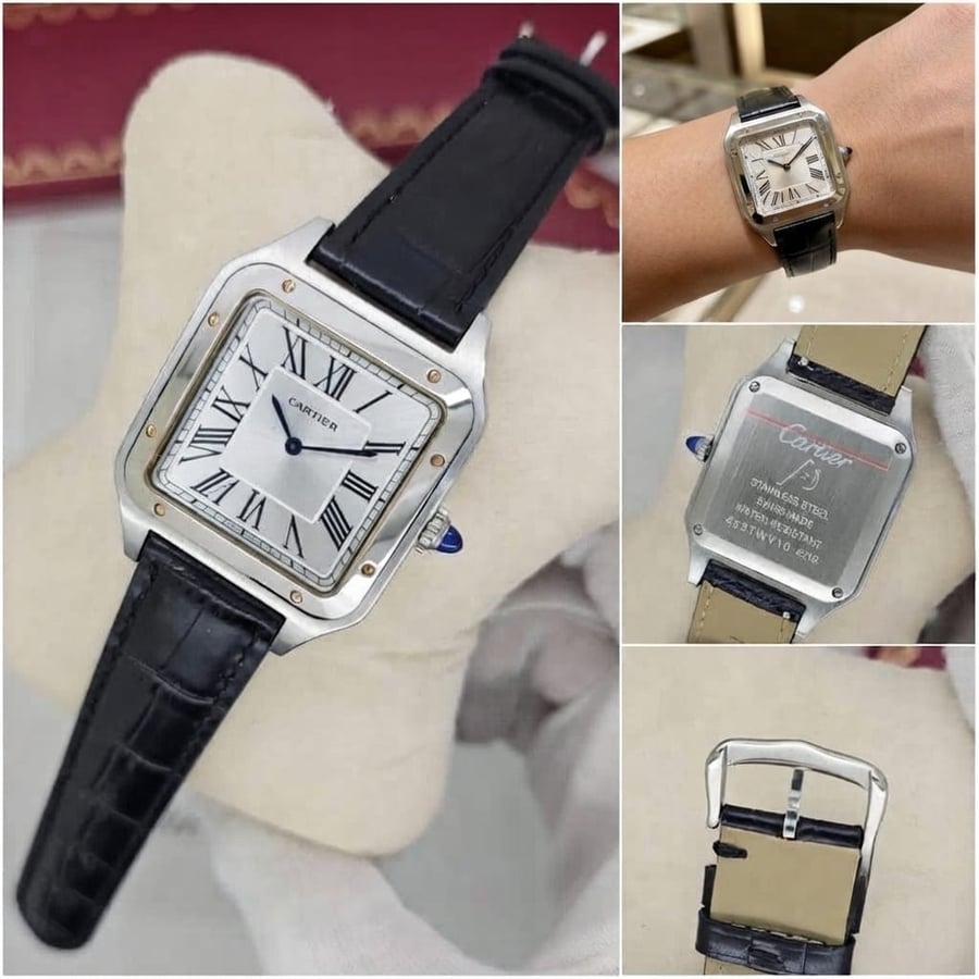 ساعة كارتييه سانتوس دومون الرجالية (Cartier Santos-Dumont)