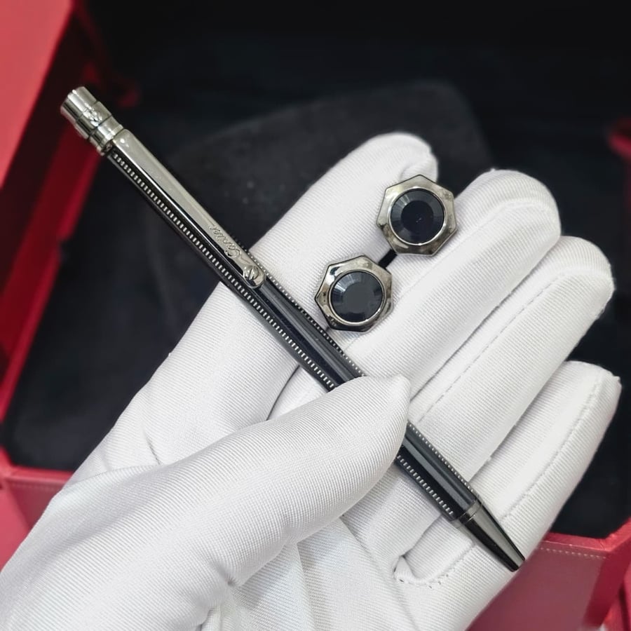 قلم كارتير سانتوس نحيف معا كبك (cartier pen)