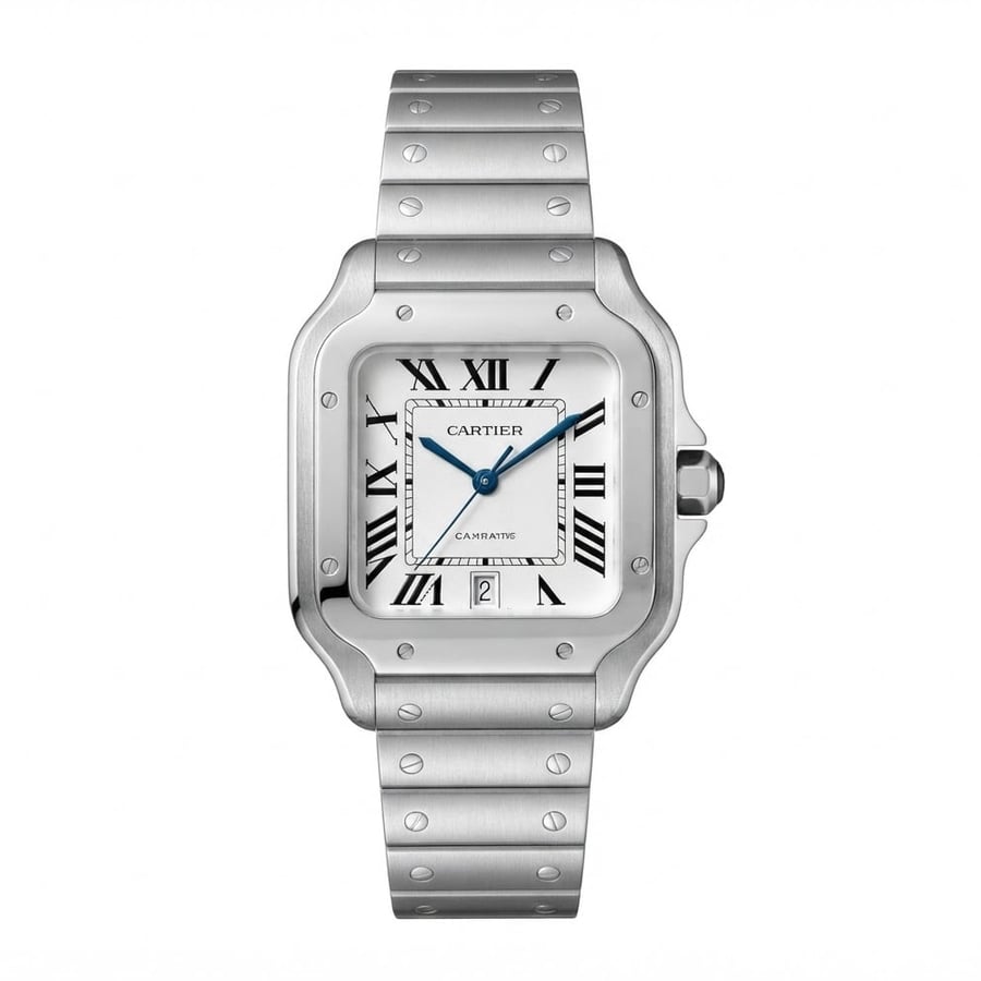ساعة كارتير سانتوس اتماتيك Cartier automatic watch