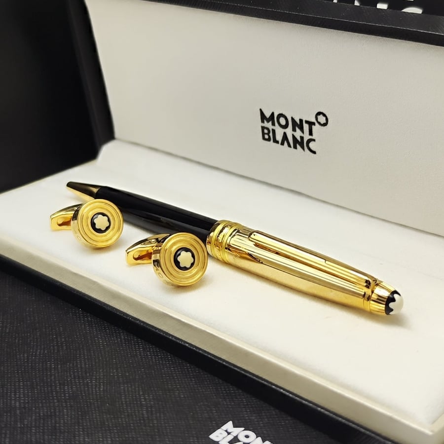 (قلم و كبك مونت بلانك فاخر ((Mont Blanc)))