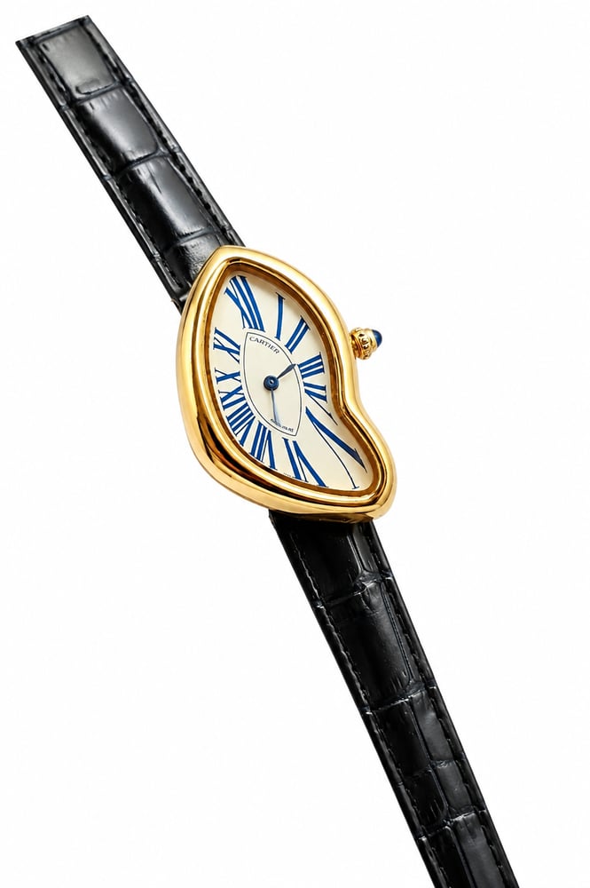 ساعة كارتير كراش (Cartier Crash).نسائية
