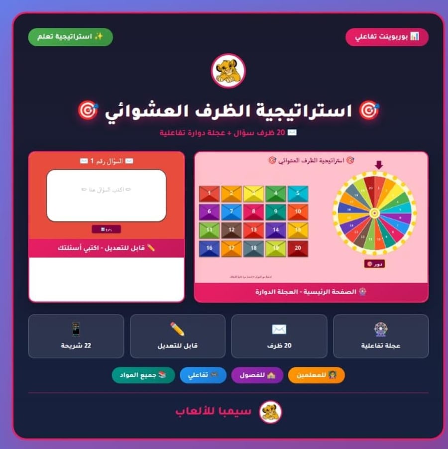 Random Envelope Strategy — Interactive PowerPoint Game