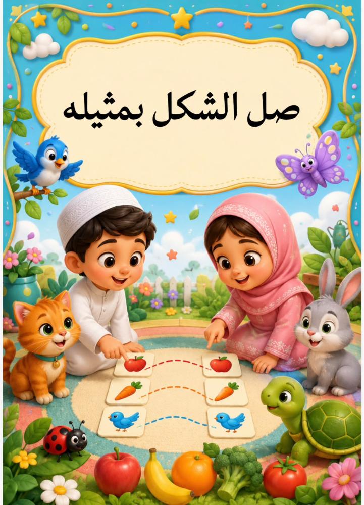 صل الشكل بمثيله