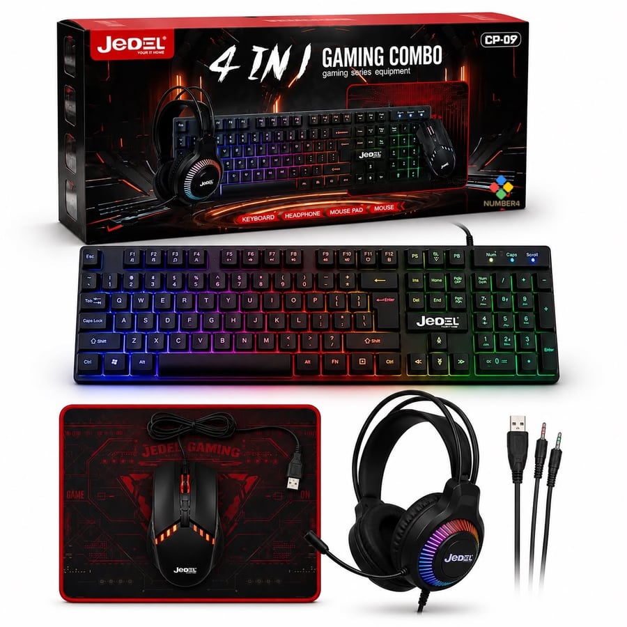 بكج العاب 4*1 GAMING COMBO CP-09