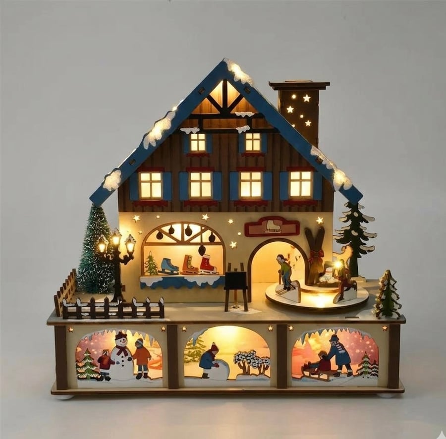 Wooden sculptures with a classic design