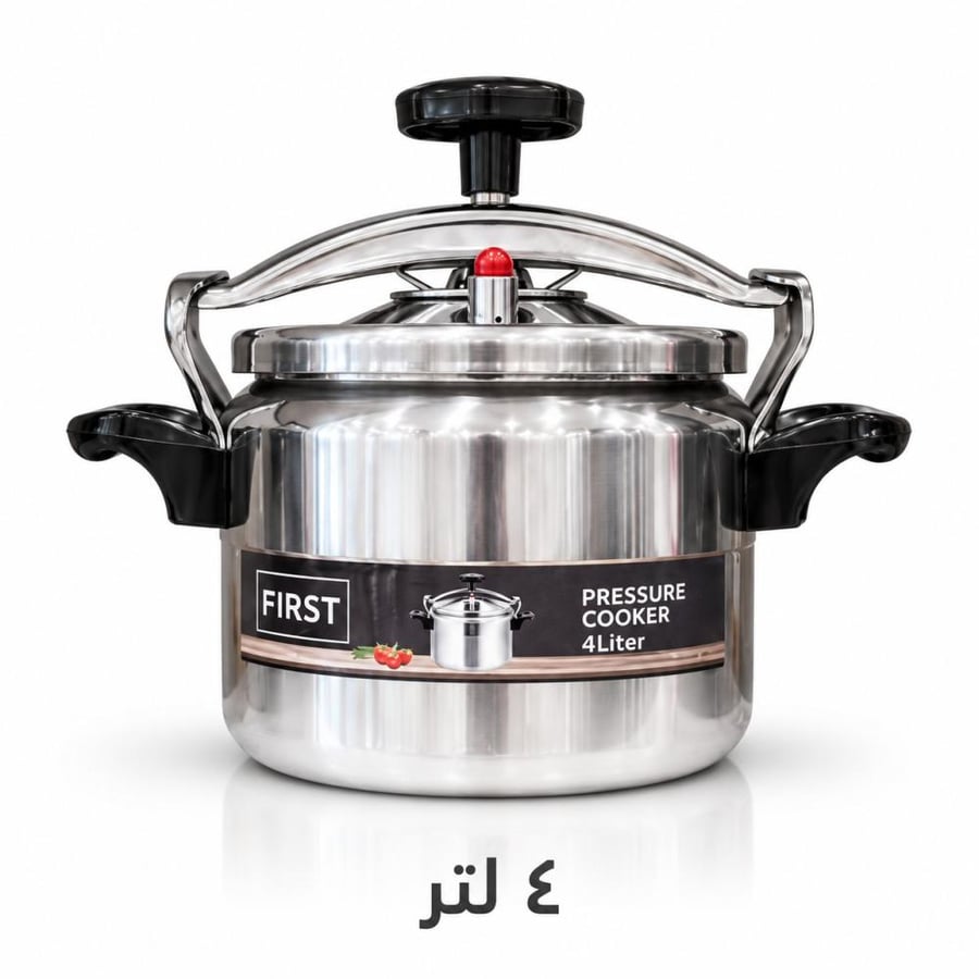 قدر ضغط فرست الألومنيوم سعة 4 لتر